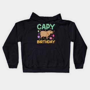 Capy Birthday Cappybara Capybara Kids Hoodie